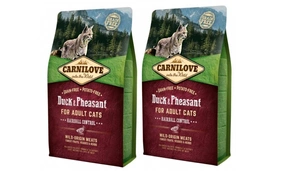 CARNILOVE Cat Duck &amp; Pheasant Hairball Control 2x6kg