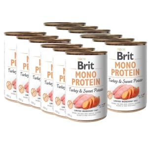 BRIT MONO PROTEIN KRŮTA A SLADKÉ BRAMBORY 12x400g