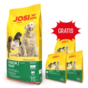 JOSERA JosiDog  Senior/ Light 15 kg + 2,7 kg JosiDog Solido ZDARMA!!