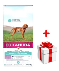 EUKANUBA Sensitive Digestion Puppy 12kg  + PŘEKVAPENÍ ZDARMA !!!