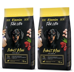Fitmin For Life Dog Adult Mini 2x12 kg SLEVA 3%
