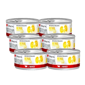 Disugual mokré krmivo pro kočky Veterinární RENAL Hovězí maso (dospělí) 6x85g