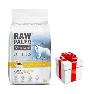 Vetexpert Raw Paleo Ultra Turkey Adult Large 2kg + překvapení pro vašeho psa ZDARMA