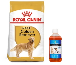 ROYAL CANIN Golden Retriever Adult 12kg + LAB V Lososový olej pro psy a kočky 500ml
