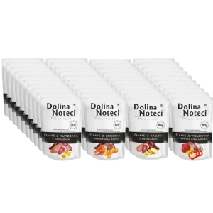 DOLINA NOTECI Mix chutí 40x100g – mokré krmivo pro psy