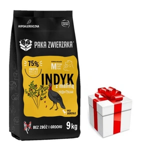 Paka Zwierzaka - Sedmé nebe - Krůta s malinami (krůta a maliny) 9kg + překvapení pro psa ZDARMA