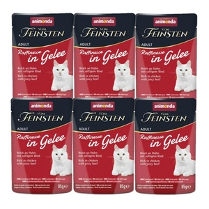 ANIMONDA Vom Feinsten Raffinesse kuře s hovězím masem 6x85g