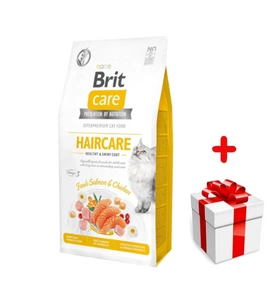 BRIT Care Cat  Grain-Free Haircare 7kg + PŘEKVAPENÍ ZDARMA !!!