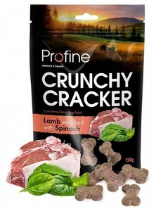 PROFINE CRUNCHY CRACKER Jehněčí se špenátem 150g