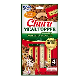 INABA Dog Meal Topper Chicken With Beef Recipe 4x14 (56g)