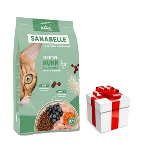 BOSCH Sanabelle Sensitive Kuřecí 8kg + překvapení pro kočku GRATIS