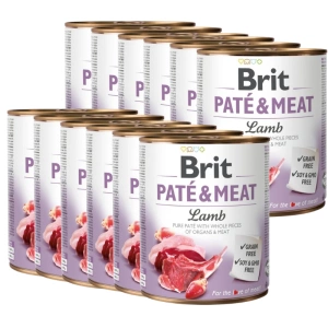 BRIT PATE &amp; MEAT LAMB 12x800g