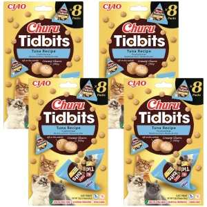INABA Cat Churu Tidbits - Tuňák 4x(8x12g)
