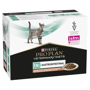 PURINA Veterinary PVD EN Gastrointestinální losos Cat 10x85g sáček