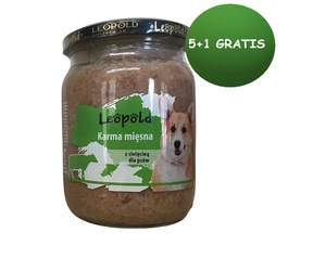 Leopold krmivo pro psy s telecím masem 6x500g