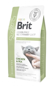 Brit gf veterinární diety pro kočky s cukrovkou 400 g