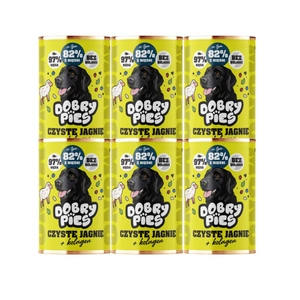 Dobry Pies Mono Jehněčí s kolagenem 6x400g