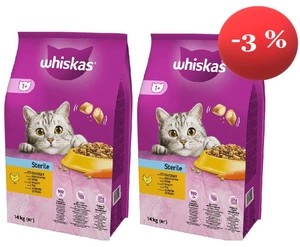 Whiskas Adult Sterile kuře 2x14 kg SLEVA 3%