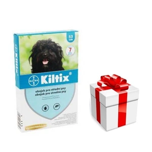 Kiltix Antiparazitní obojek 53 cm + Překvapení pro psa