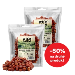 WILD FARM jehněčí rolky 2x500g pamlsky pro psy