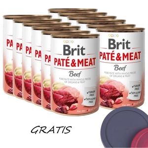 BRIT PATE & MEAT BEEF 12x400g