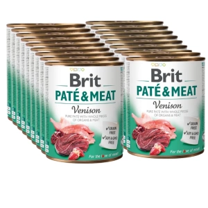 BRIT PATE &amp; MEAT VENISON 24x800g