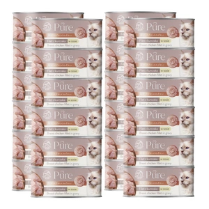 PetRepublic Čisté kuřecí řízky v omáčce 24x80g