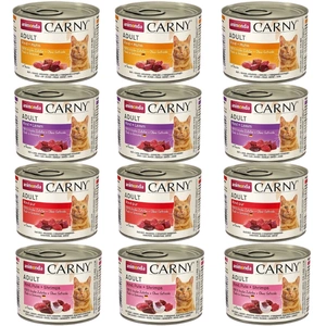 ANIMONDA Cat Carny Adult Mix příchutí 12x200g