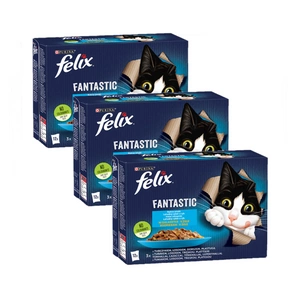 FELIX Fantastické rybí želé příchutě: 36x85g