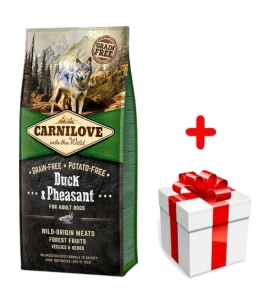 CARNILOVE Duck & Pheasant for Adult 12kg + Překvapení pro psa