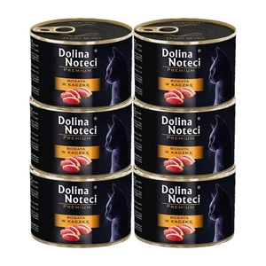 Dolina Noteci Premium pro kočky s vysokým obsahem kachny 6x185g