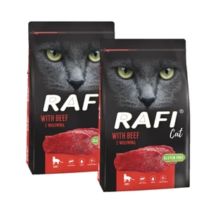 DOLINA NOTECI Rafi Cat suché krmivo pro kočky s hovězím masem 2x7kg