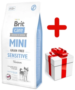 BRIT CARE Mini Grain-Free Sensitive 7kg + PŘEKVAPENÍ ZDARMA !!!