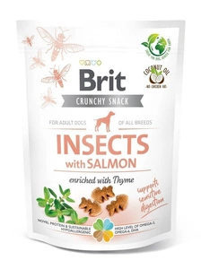 BRIT CARE Dog Crunchy Cracker Insects rich in Salmon 200 g