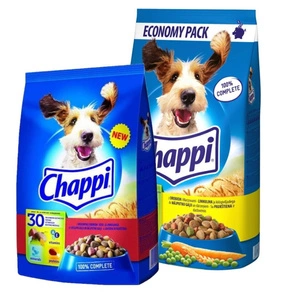 CHAPPI 2x9kg - suché krmivo pro psy Mix příchutě