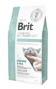 Brit gf veterinární výživa pro kočky Struvite 2 kg