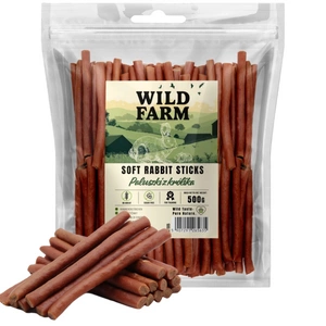 WILD FARM Králičí tyčinky 500g pamlsky pro psy