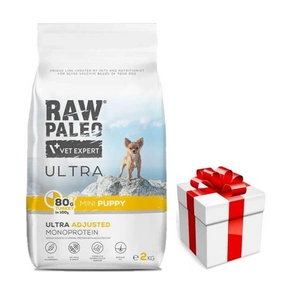 Vetexpert Raw Paleo Ultra Turkey Puppy Mini 2kg + překvapení pro vašeho psa ZDARMA