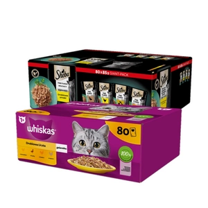 WHISKAS/Sheba Adult sáček 160x85g drůbeží příchutě