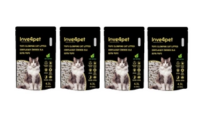 Love4pet super hrudkující stelivo tofu 4x(2,5 kg 4,3 l) pro kočky