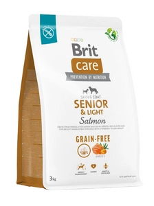 BRIT CARE Dog Grain-free Senior & Light Salmon 3 kg