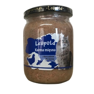 Leopold masové krmivo s kuřecím masem pro kočky 500g (Jar)
