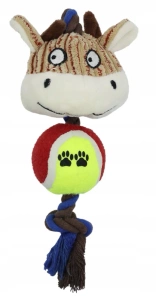 Provaz lano na přetahování hračka pro psa 28 cm