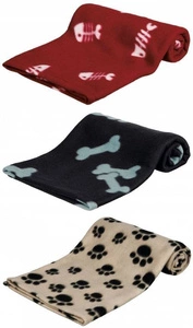 TRIXIE Fleecová deka se smíšenými vzory 100x70cm