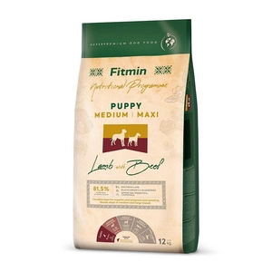 Fitmin Puppy Medium Maxi Lamb & Beef 12 kg