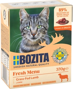 BOZITA Cat Jehněčí v omáčce 370g