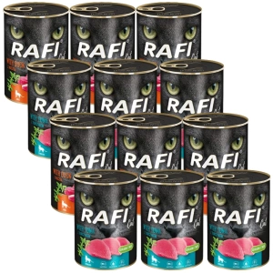 DOLINA NOTECI RAFI Cat Adult Mix příchutě 12x400g