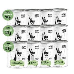 PEPE MONO PROTEIN Divoký kanec (divočák) 12x800g