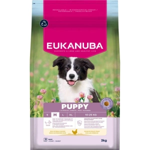 Eukanuba Puppy Medium s vysokým obsahem čerstvého kuřete 3 kg