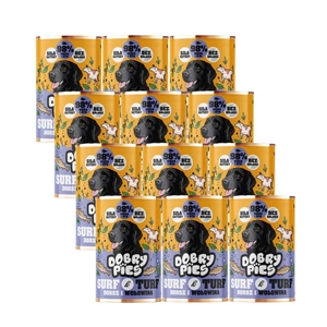 Dobry Pies Treska a hovězí maso 12x400g